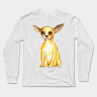 Cute dog art Long Sleeve T-Shirt